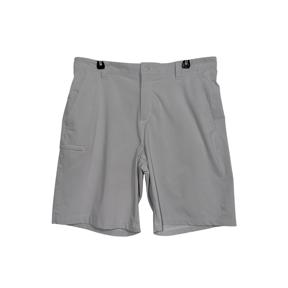 Columbia PFG Blood and Guts III Fishing Shorts Mens 36 Cool Grey Omni-Shield‎